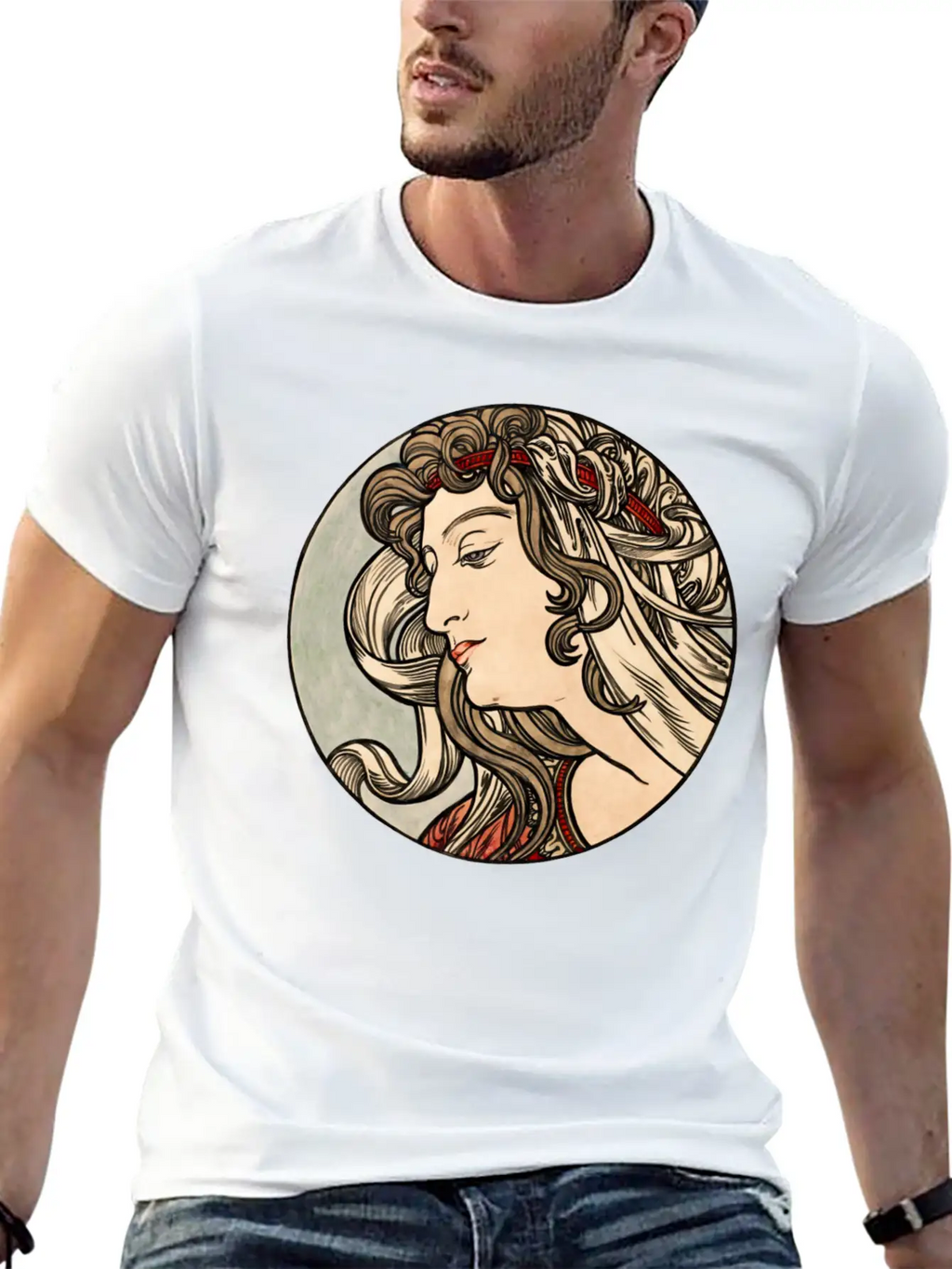 Alphonse Maria Mucha 1869 1939 Essential Cotton Tee For Daily Outfits – Unisex Style