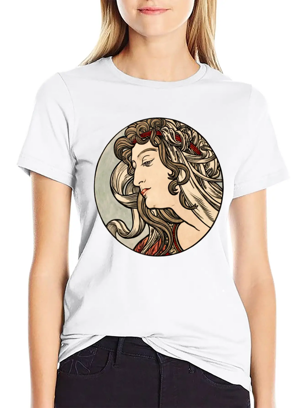 Alphonse Maria Mucha 1869 1939 Essential Cotton Tee For Daily Outfits – Unisex Style