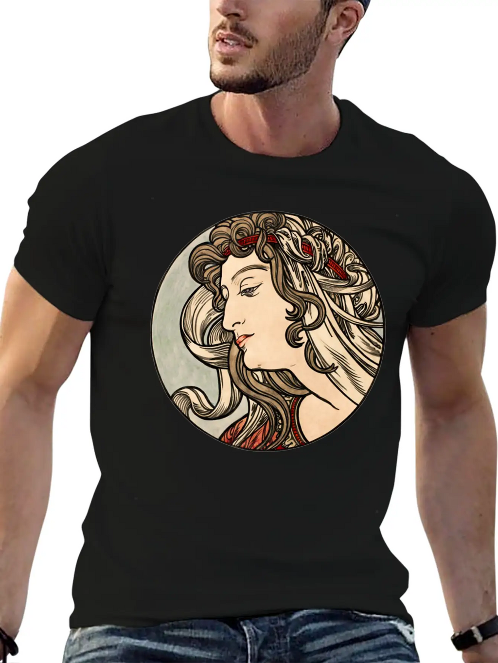 Alphonse Maria Mucha 1869 1939 Essential Cotton Tee For Daily Outfits – Unisex Style