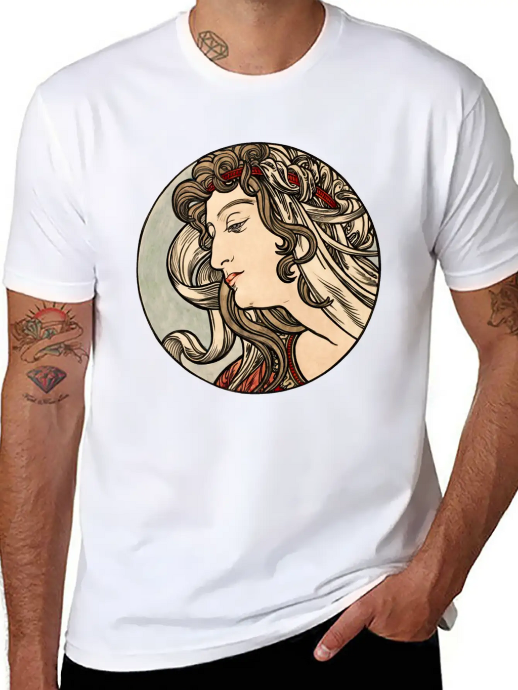 Alphonse Maria Mucha 1869 1939 Essential Cotton Tee For Daily Outfits – Unisex Style