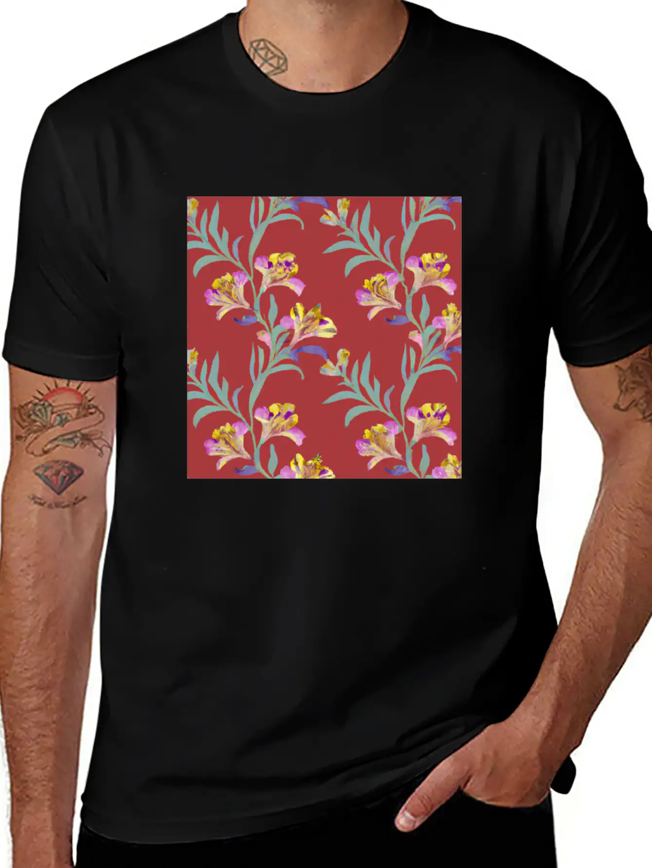 Alstroemeria, Lily Of The Incas Timeless Short Sleeve Tee – Comfy And Minimalist Design