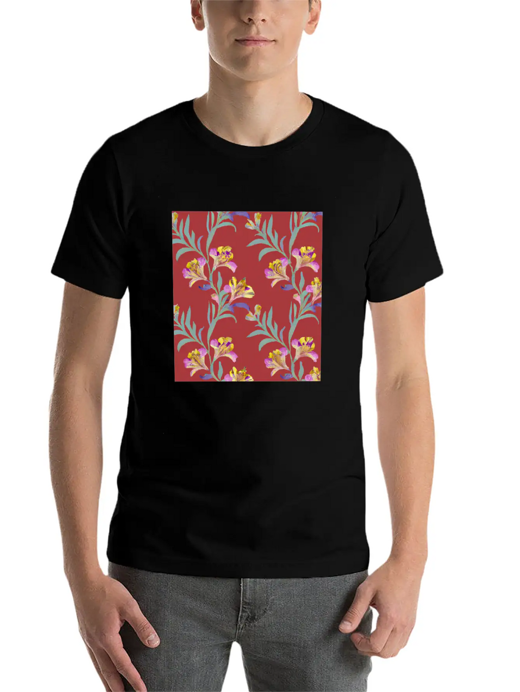 Alstroemeria, Lily Of The Incas Timeless Short Sleeve Tee – Comfy And Minimalist Design
