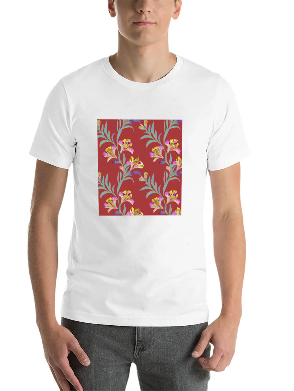 Alstroemeria, Lily Of The Incas Timeless Short Sleeve Tee – Comfy And Minimalist Design