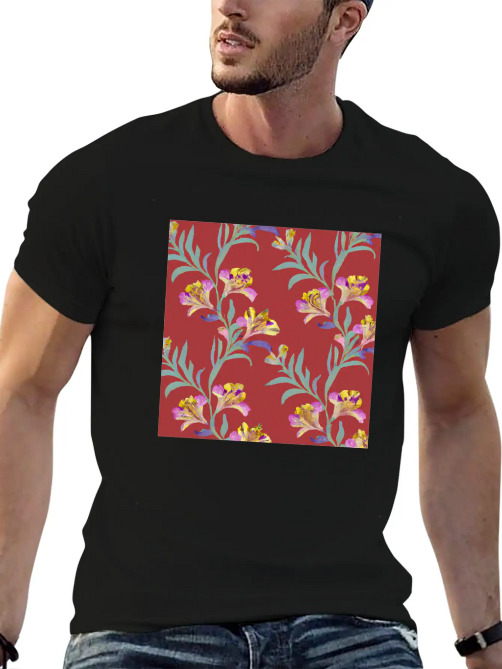 Alstroemeria, Lily Of The Incas Timeless Short Sleeve Tee – Comfy And Minimalist Design