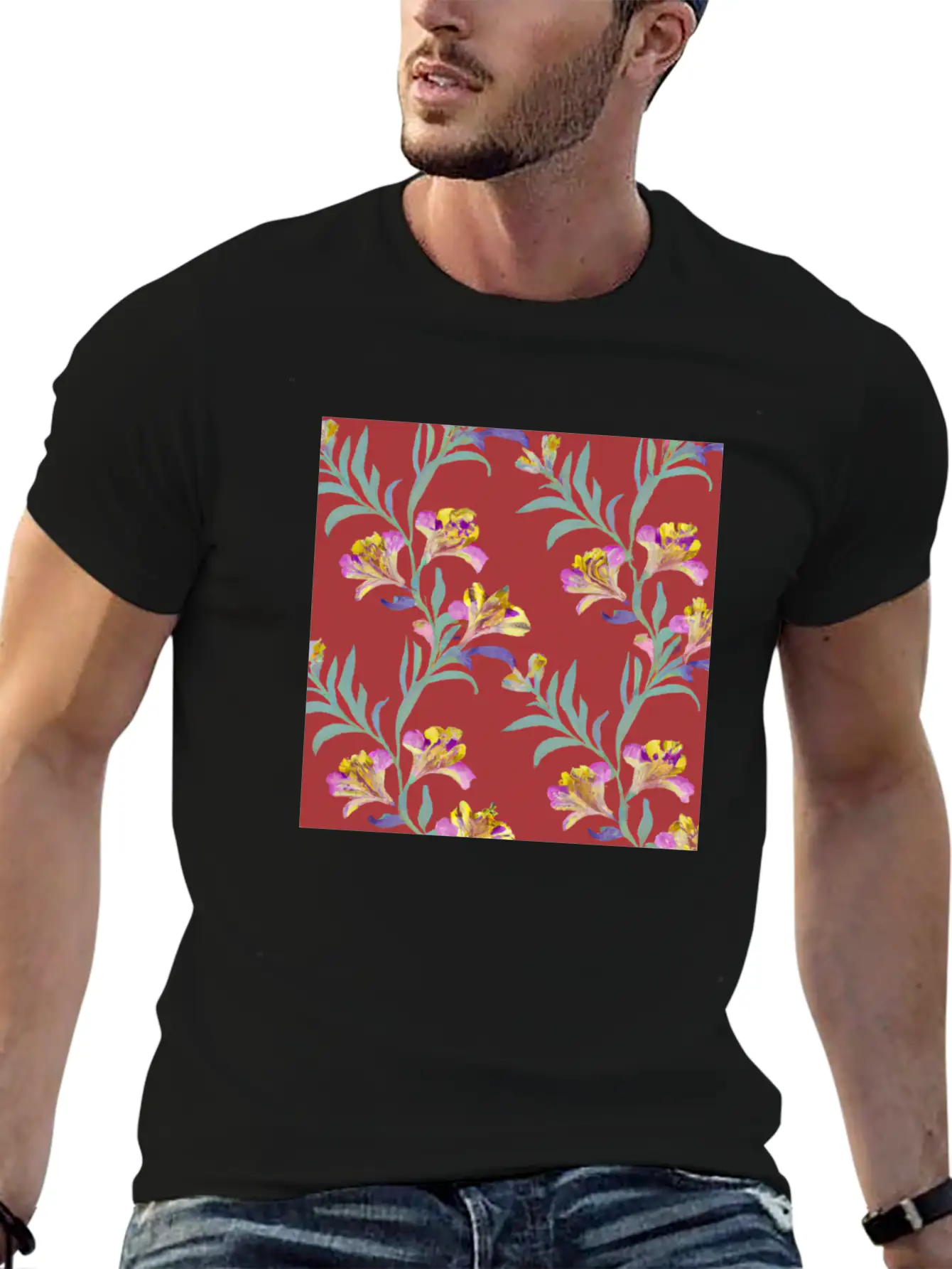 Alstroemeria, Lily Of The Incas Timeless Short Sleeve Tee – Comfy And Minimalist Design