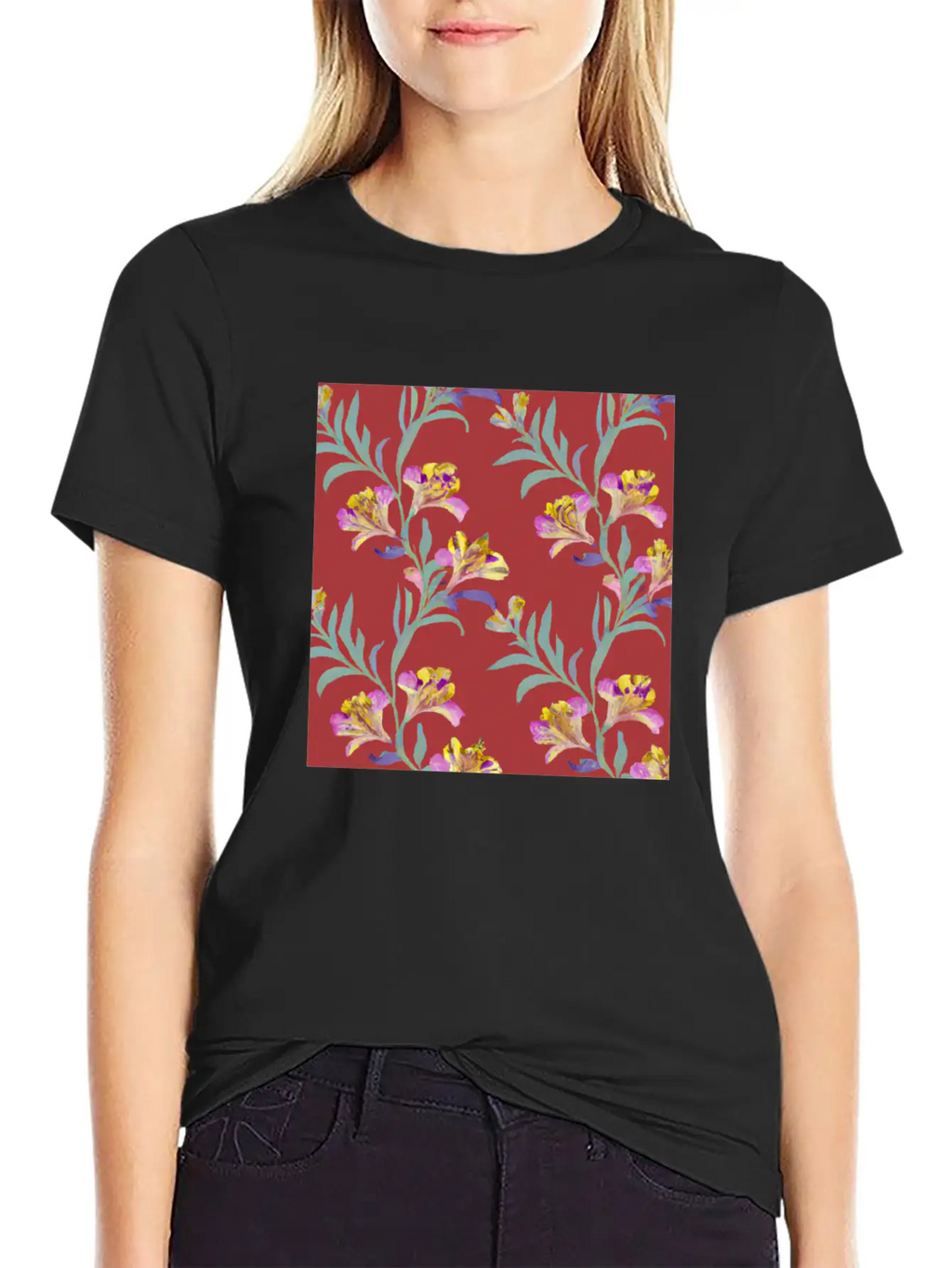 Alstroemeria, Lily Of The Incas Timeless Short Sleeve Tee – Comfy And Minimalist Design
