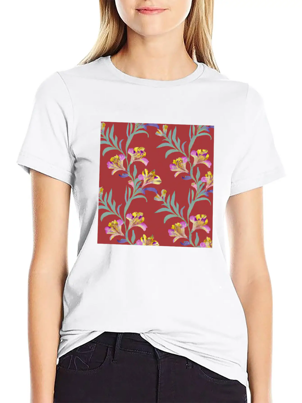 Alstroemeria, Lily Of The Incas Timeless Short Sleeve Tee – Comfy And Minimalist Design