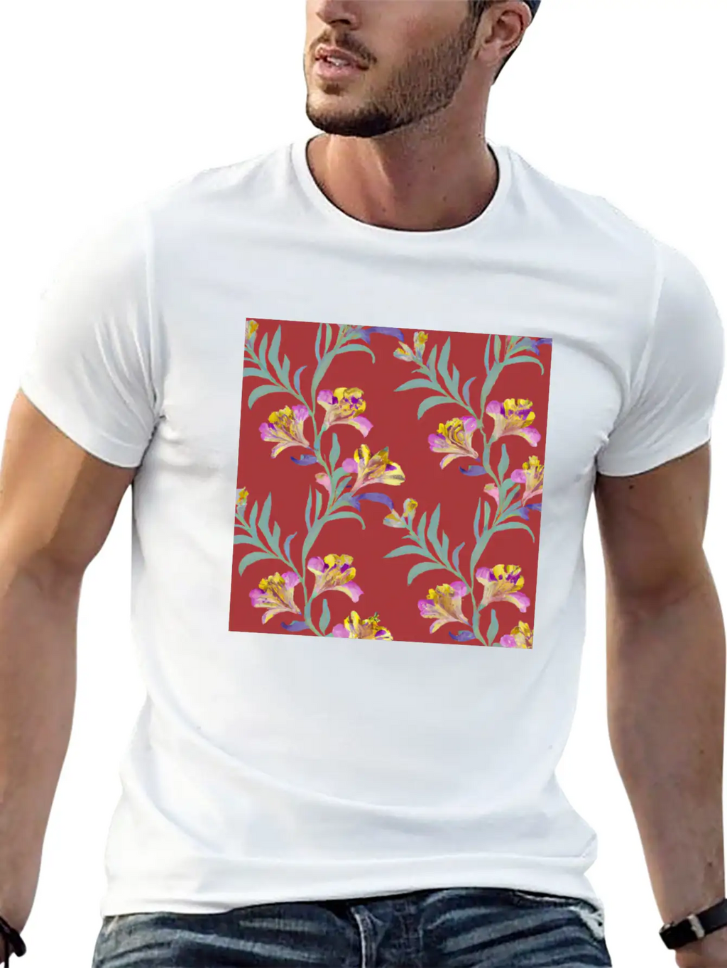 Alstroemeria, Lily Of The Incas Timeless Short Sleeve Tee – Comfy And Minimalist Design