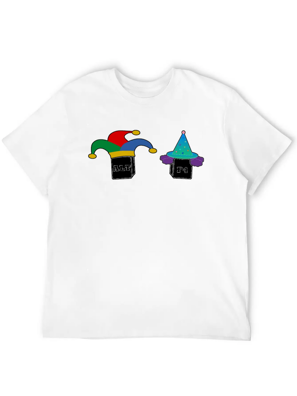 Alt F4, Keyboard, Computer Nerd Humor Gift Breathable Soft Cotton T-Shirt – Timeless Casual Look