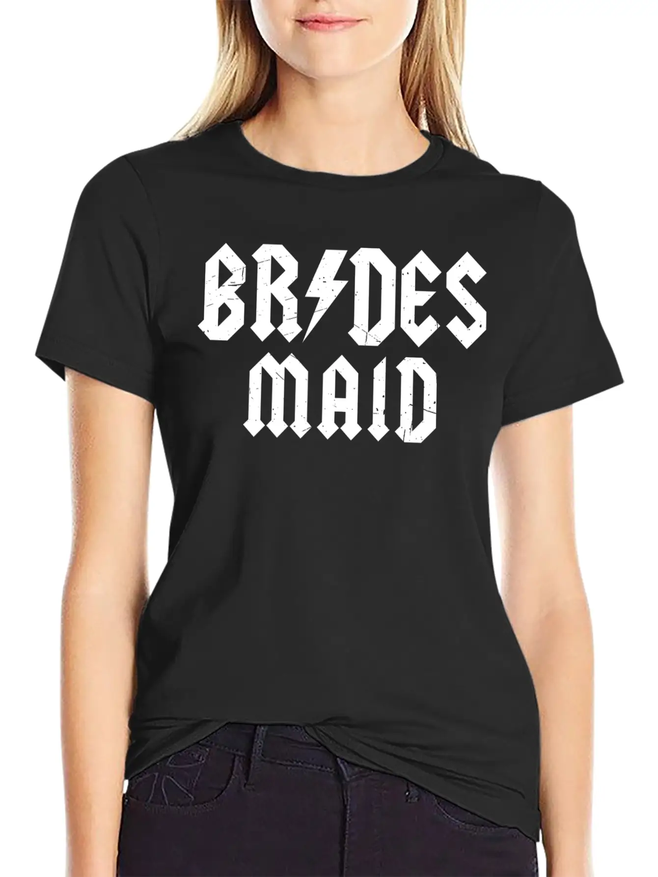 Alternative Bridesmaid Timeless Short Sleeve Tee – Comfy And Minimalist Design