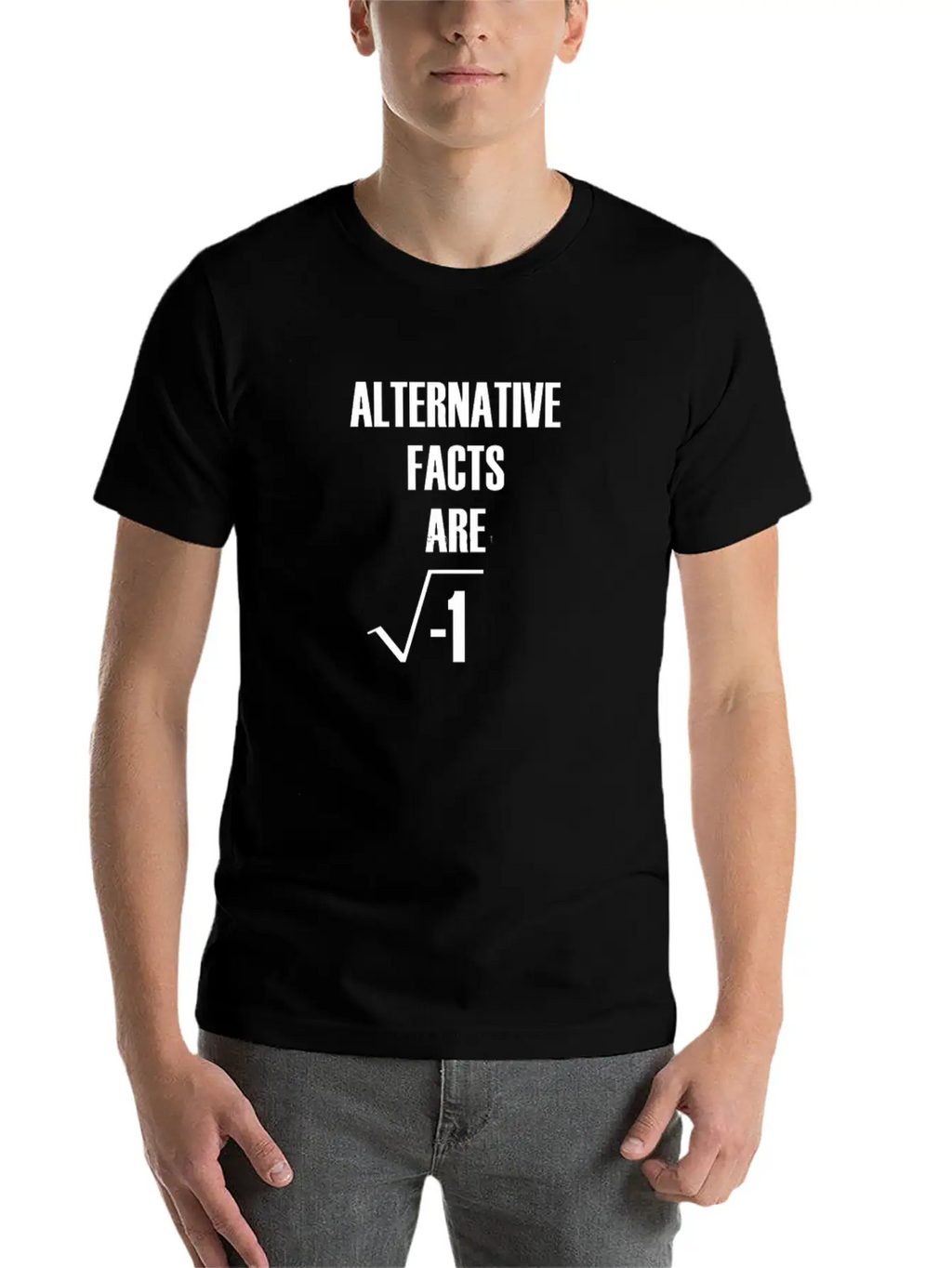 Alternative Facts Are Imaginary By Basement Master Timeless Short Sleeve Tee – Comfy And Minimalist Design