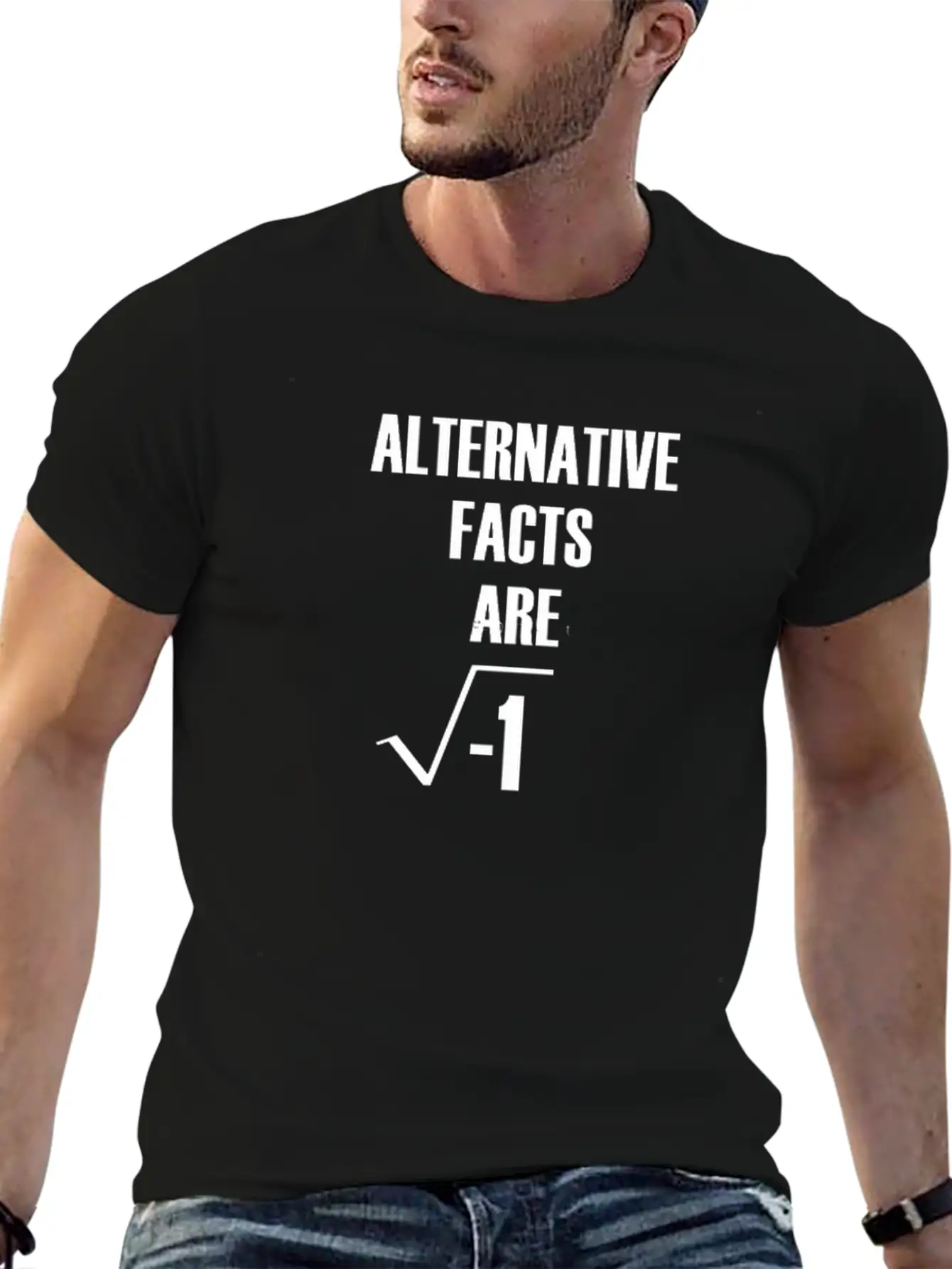Alternative Facts Are Imaginary By Basement Master Timeless Short Sleeve Tee – Comfy And Minimalist Design
