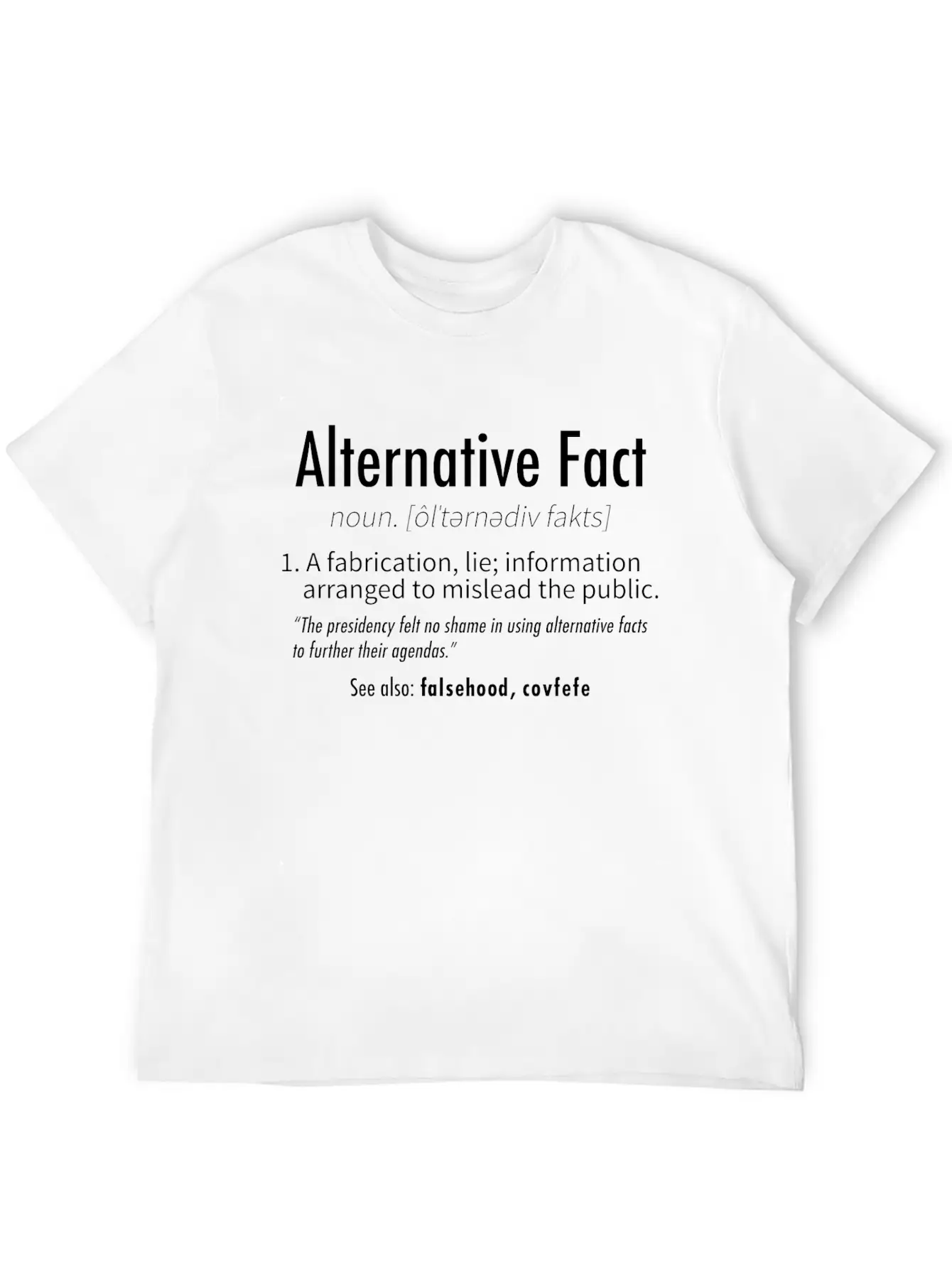 Alternative Facts Definition Classic Cotton Tee – Unisex Comfort For Any Season