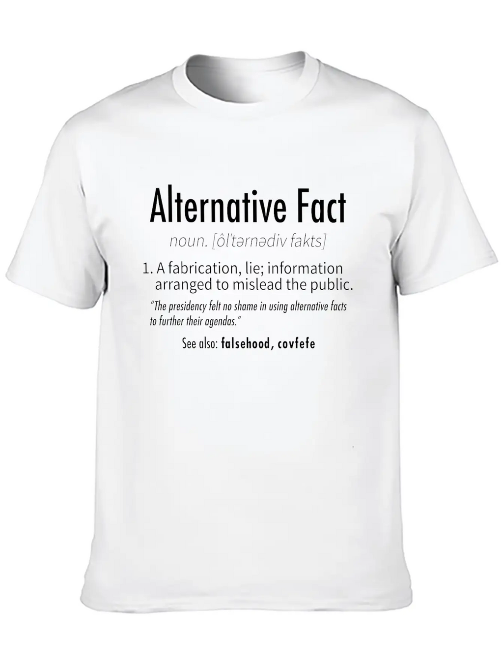 Alternative Facts Definition Classic Cotton Tee – Unisex Comfort For Any Season