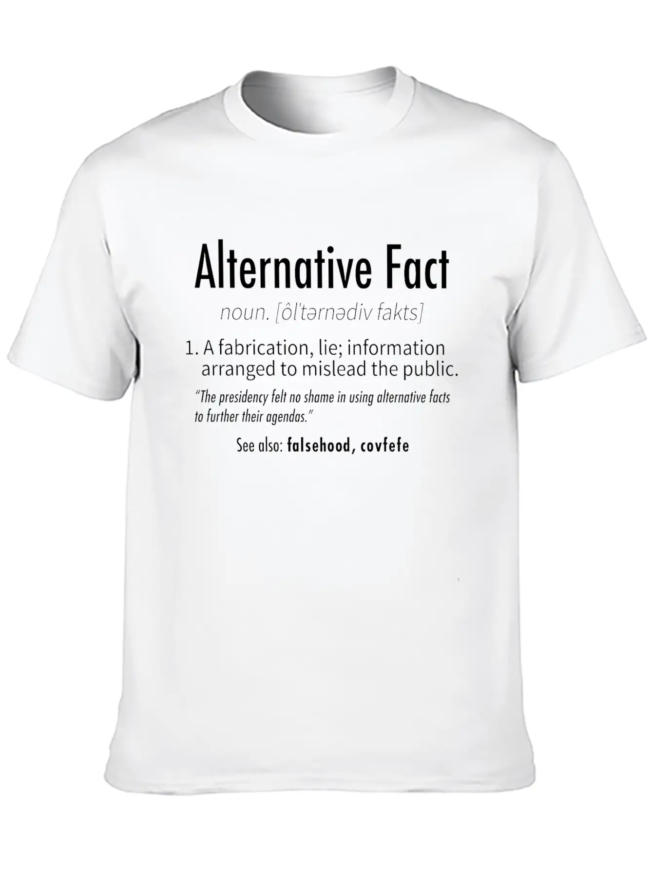 Alternative Facts Definition Classic Cotton Tee – Unisex Comfort For Any Season
