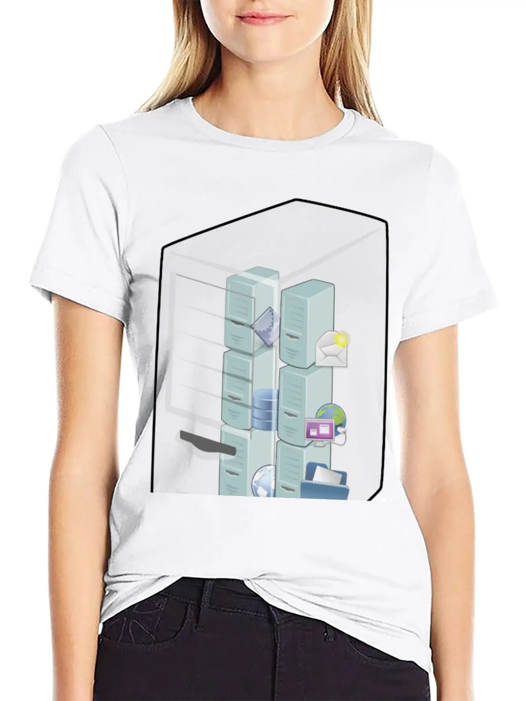 Alternative Virtual Machine Host Essential Cotton Tee For Daily Outfits – Unisex Style