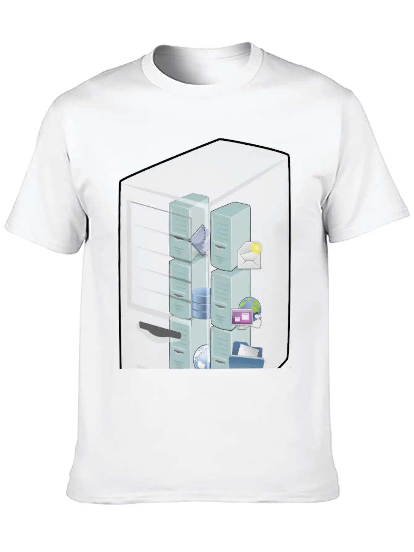 Alternative Virtual Machine Host Essential Cotton Tee For Daily Outfits – Unisex Style