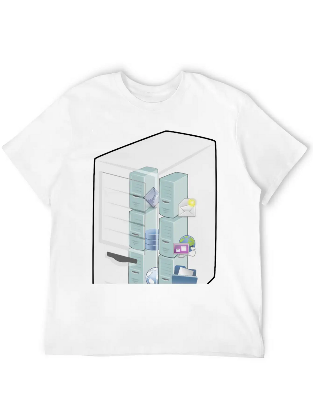 Alternative Virtual Machine Host Essential Cotton Tee For Daily Outfits – Unisex Style