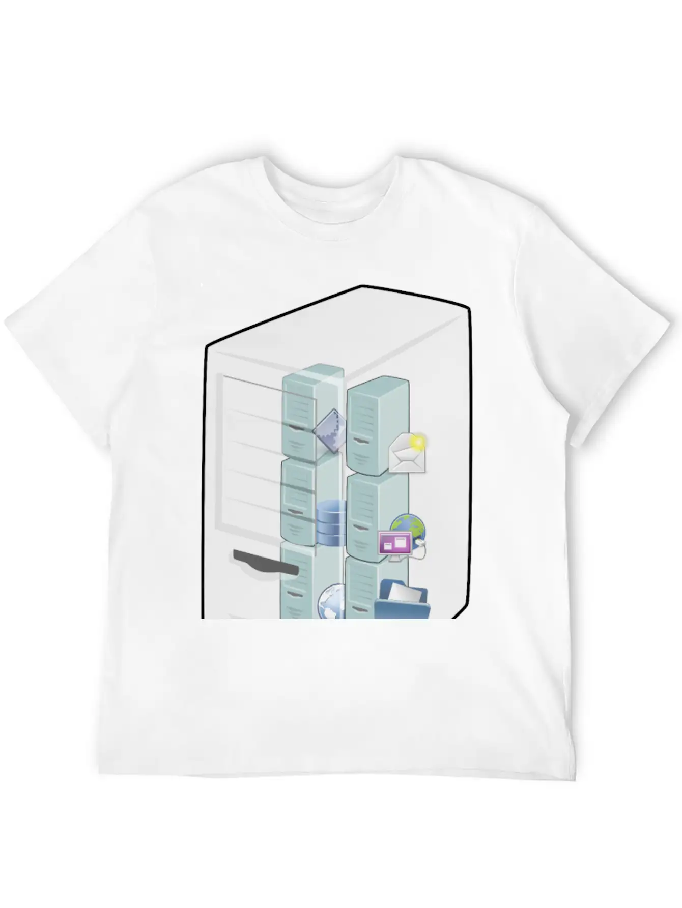 Alternative Virtual Machine Host Essential Cotton Tee For Daily Outfits – Unisex Style