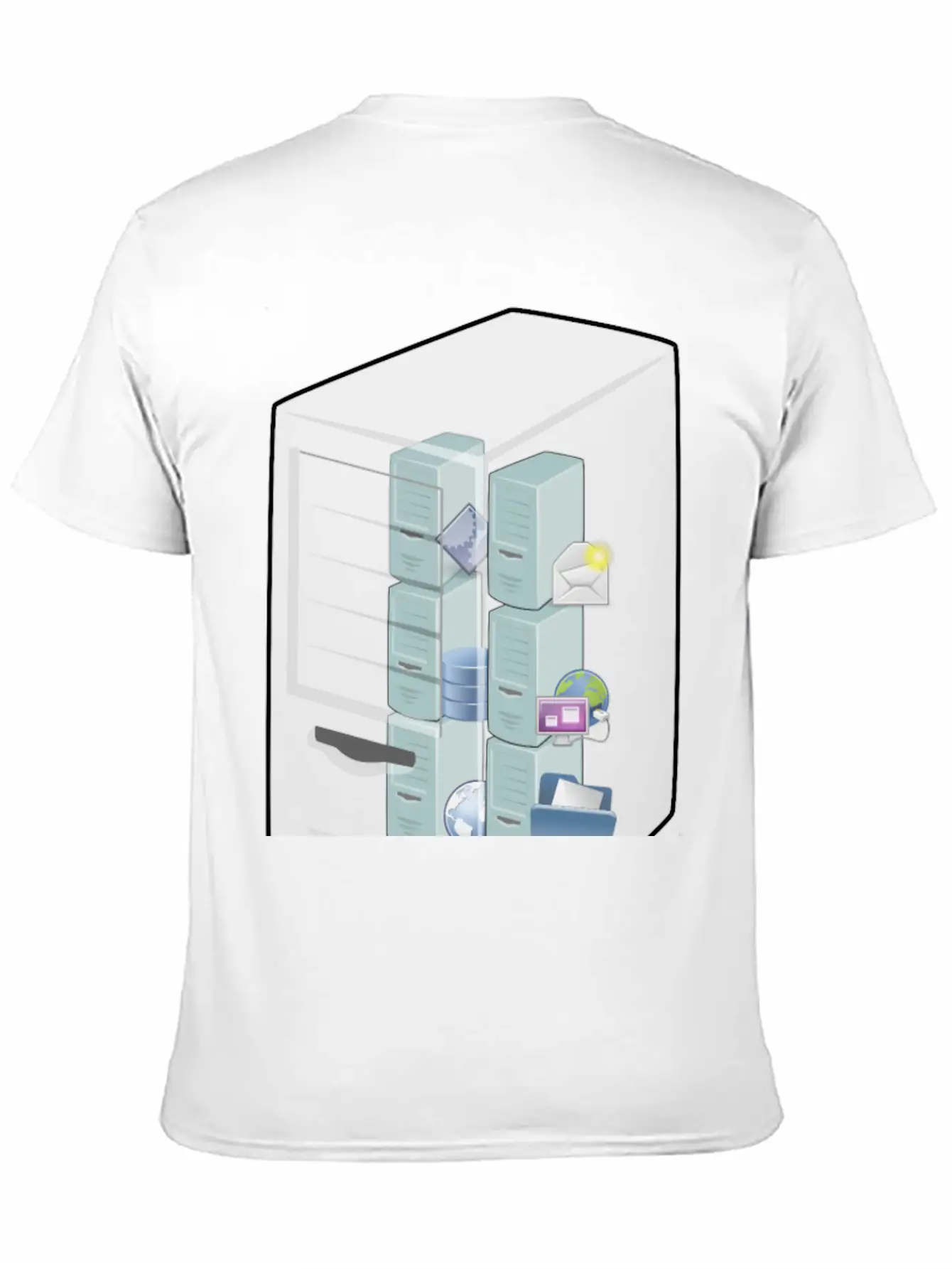 Alternative Virtual Machine Host Essential Cotton Tee For Daily Outfits – Unisex Style