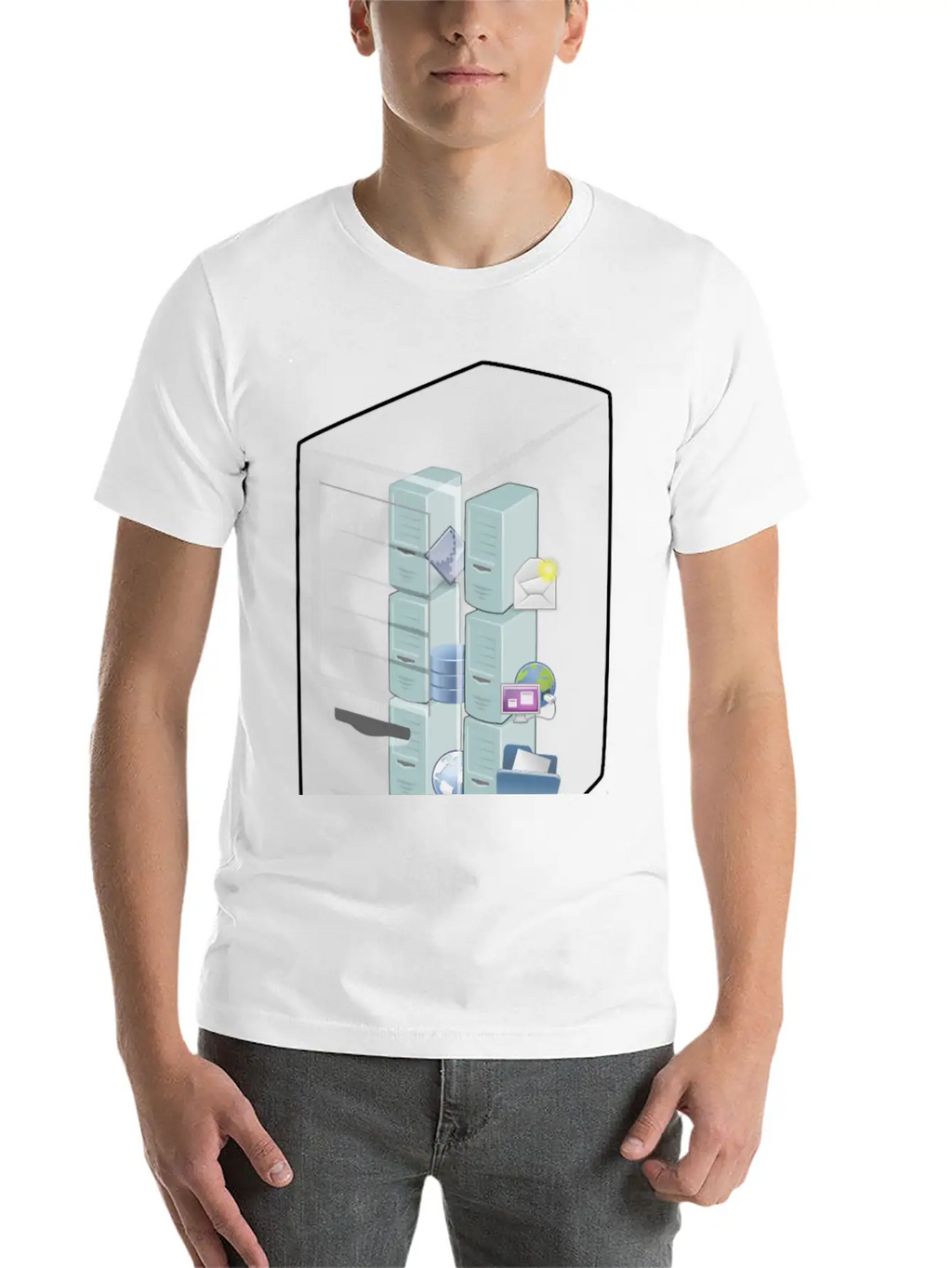 Alternative Virtual Machine Host Essential Cotton Tee For Daily Outfits – Unisex Style