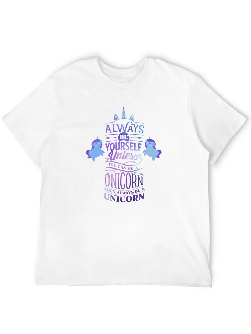 Always Be A Unicorn Classic Cotton Tee – Unisex Comfort For Any Season