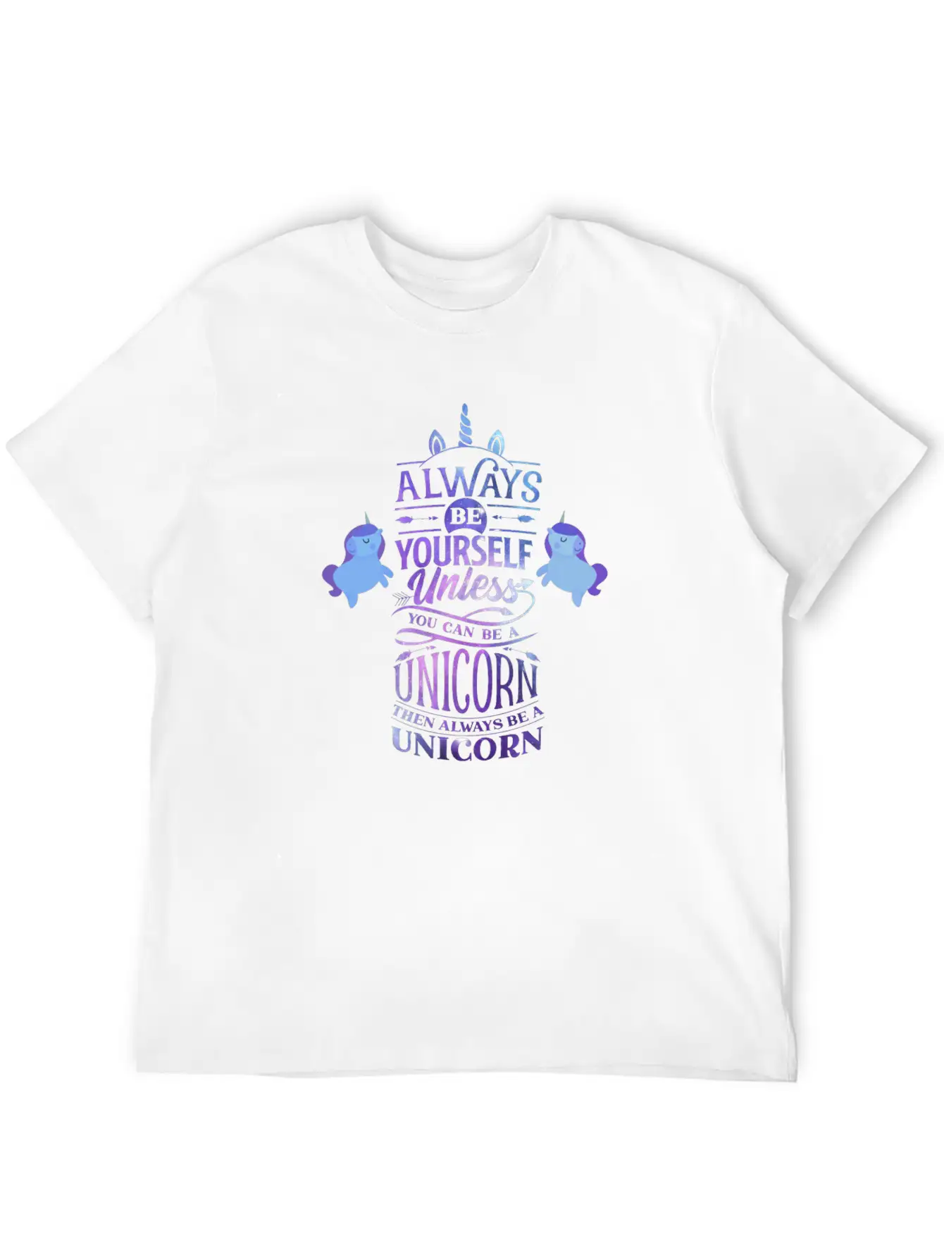 Always Be A Unicorn Classic Cotton Tee – Unisex Comfort For Any Season