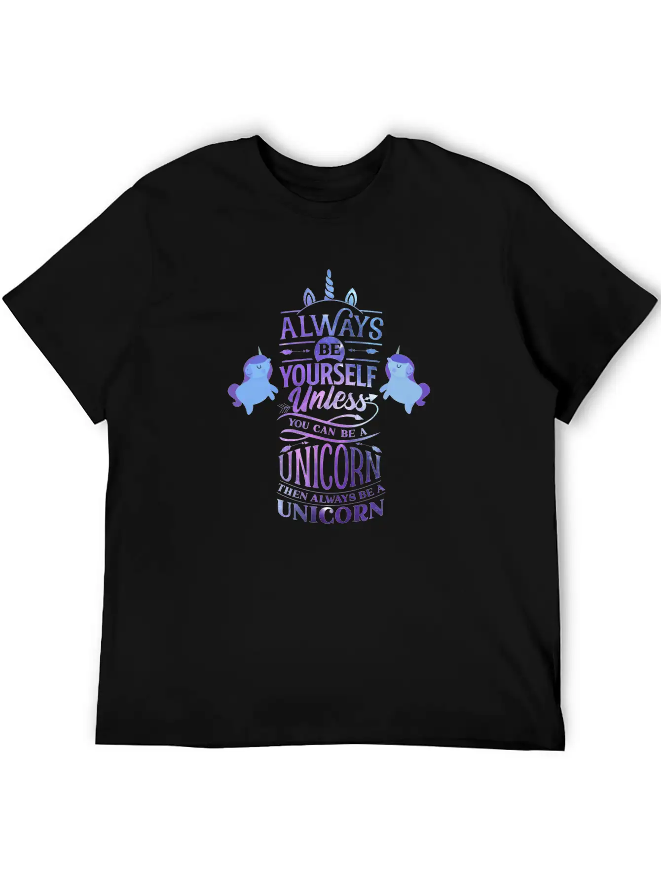 Always Be A Unicorn Classic Cotton Tee – Unisex Comfort For Any Season
