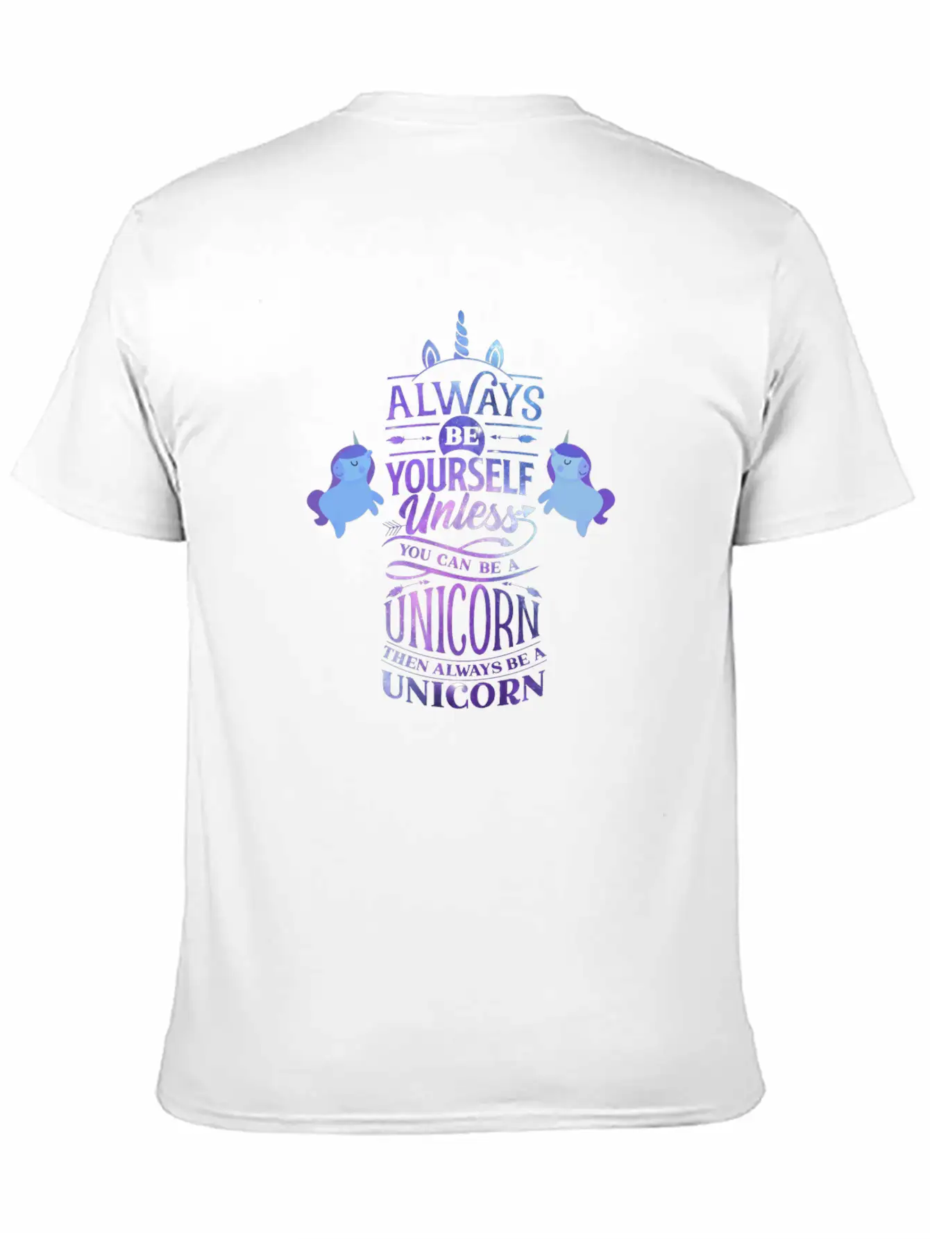 Always Be A Unicorn Classic Cotton Tee – Unisex Comfort For Any Season