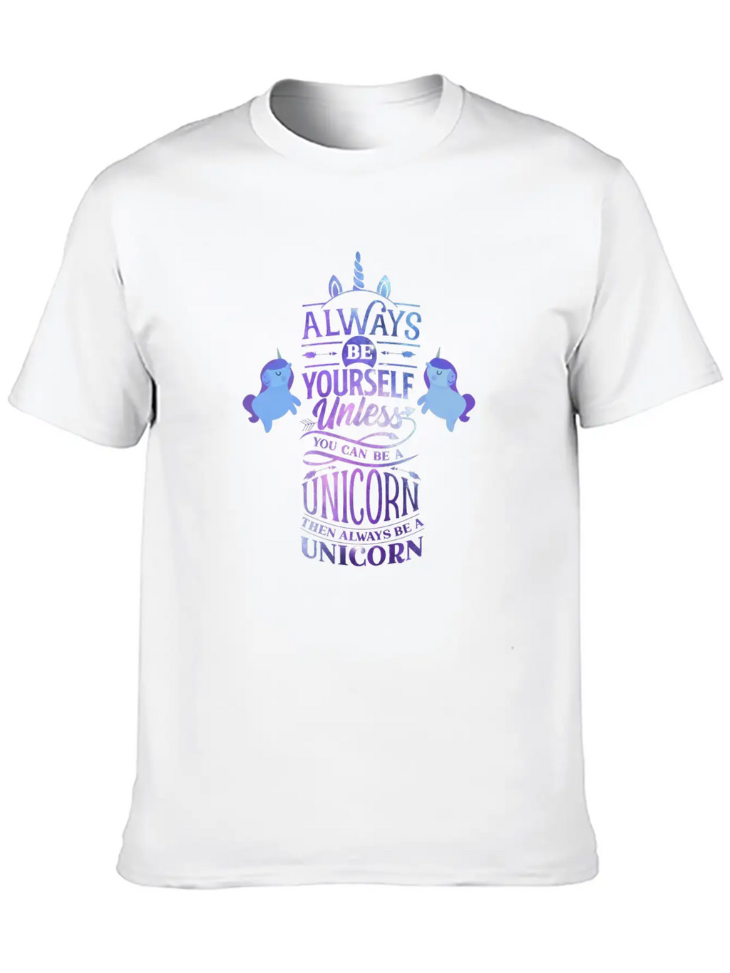 Always Be A Unicorn Classic Cotton Tee – Unisex Comfort For Any Season