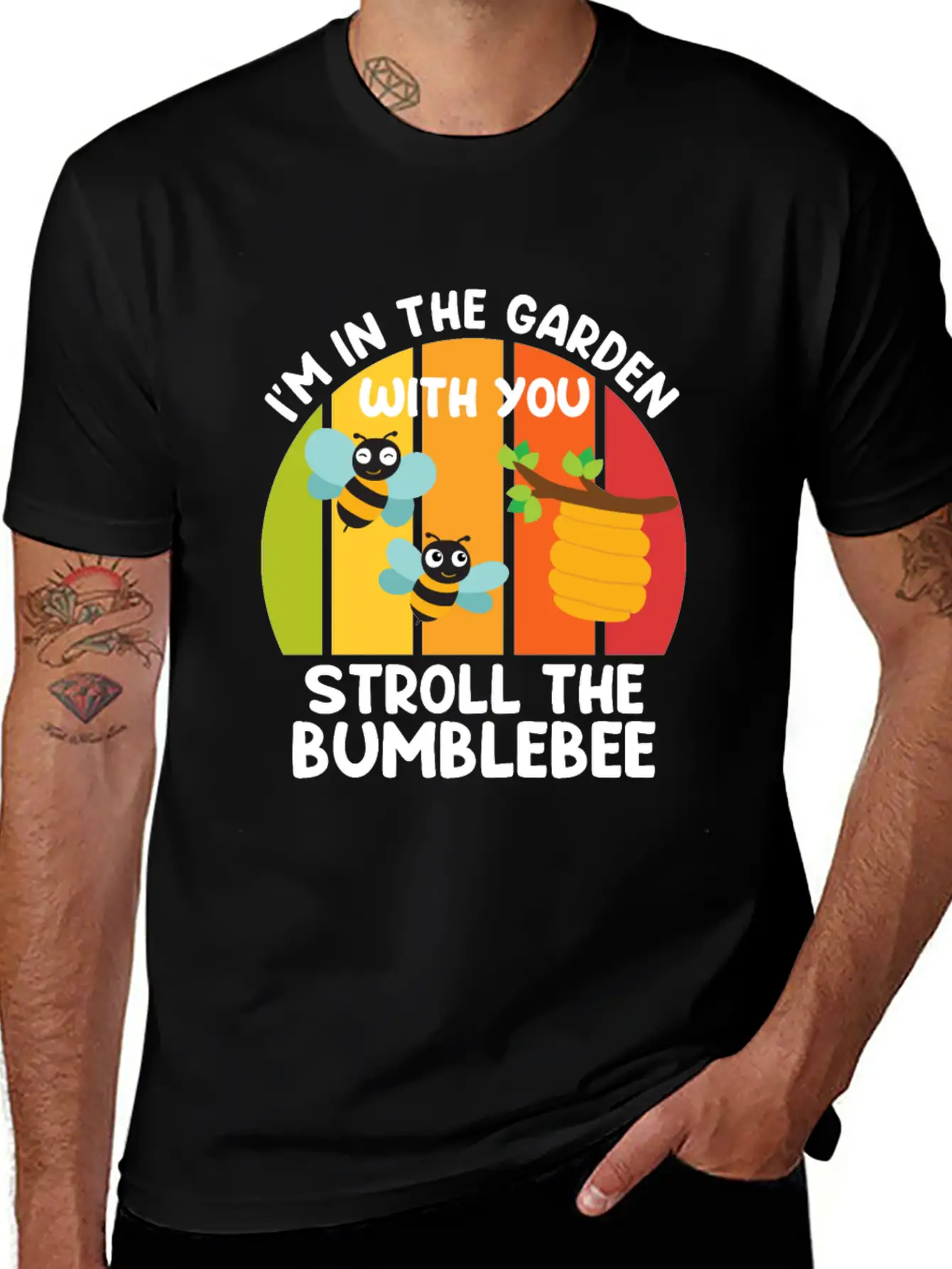 Am Bumming In The Garden With Bumblebees Gardener Classic Cotton Tee – Unisex Comfort For Any Season