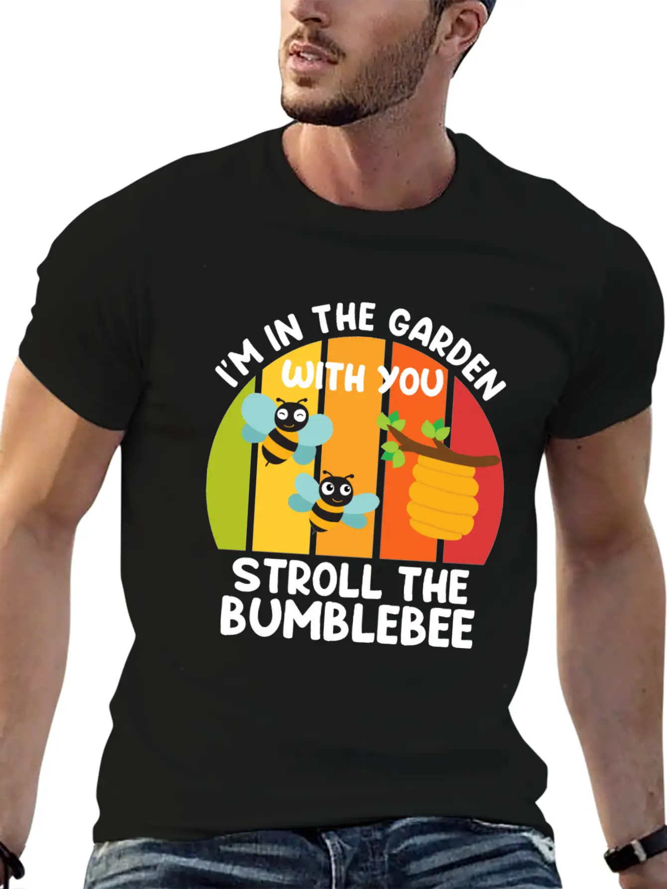 Am Bumming In The Garden With Bumblebees Gardener Classic Cotton Tee – Unisex Comfort For Any Season