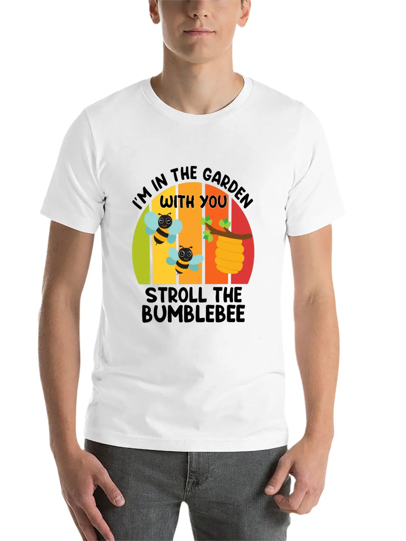 Am Bumming In The Garden With Bumblebees Gardener Classic Cotton Tee – Unisex Comfort For Any Season