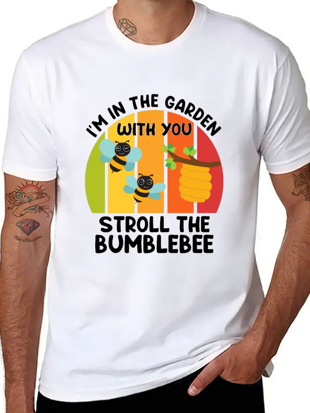 Am Bumming In The Garden With Bumblebees Gardener Classic Cotton Tee – Unisex Comfort For Any Season