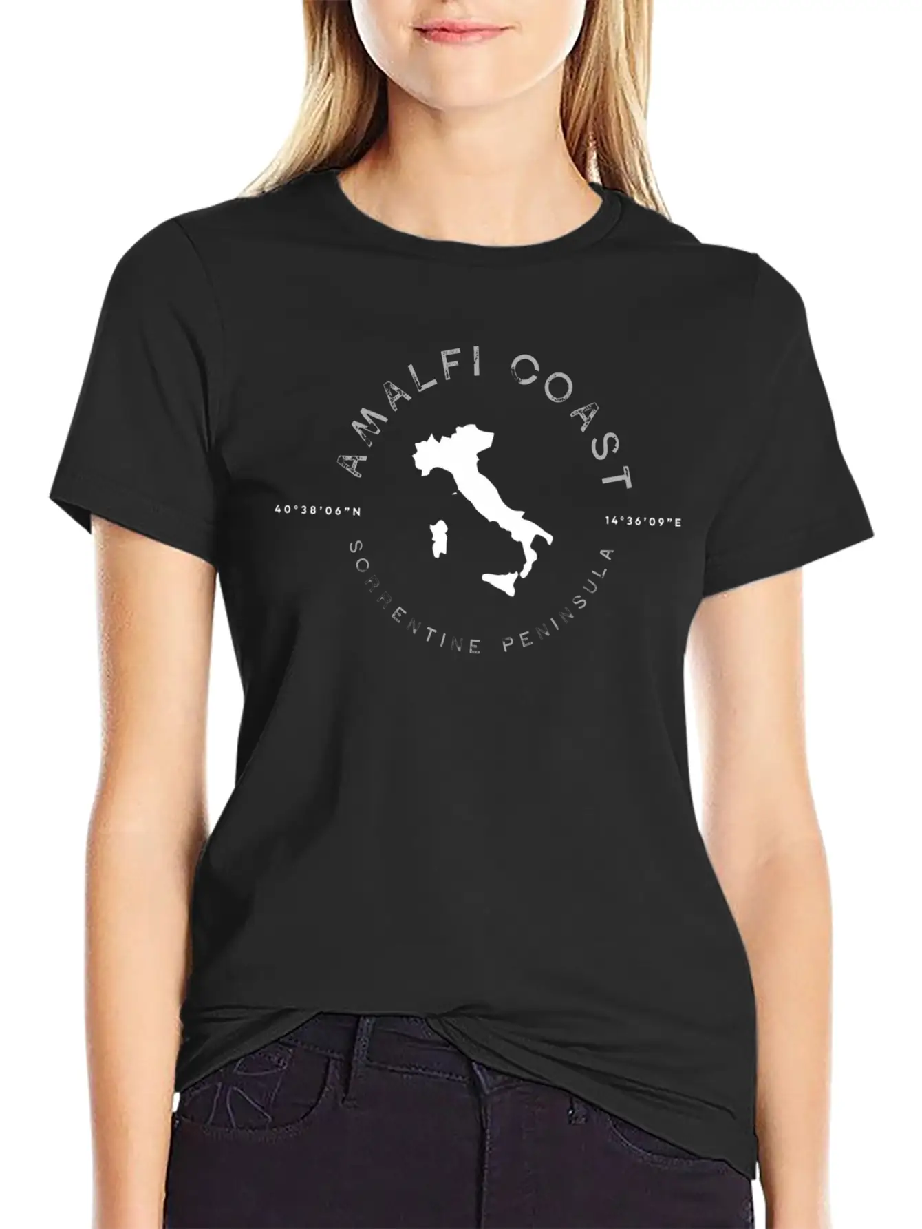 Amalfi Coast Italy Essential Cotton Tee For Daily Outfits – Unisex Style