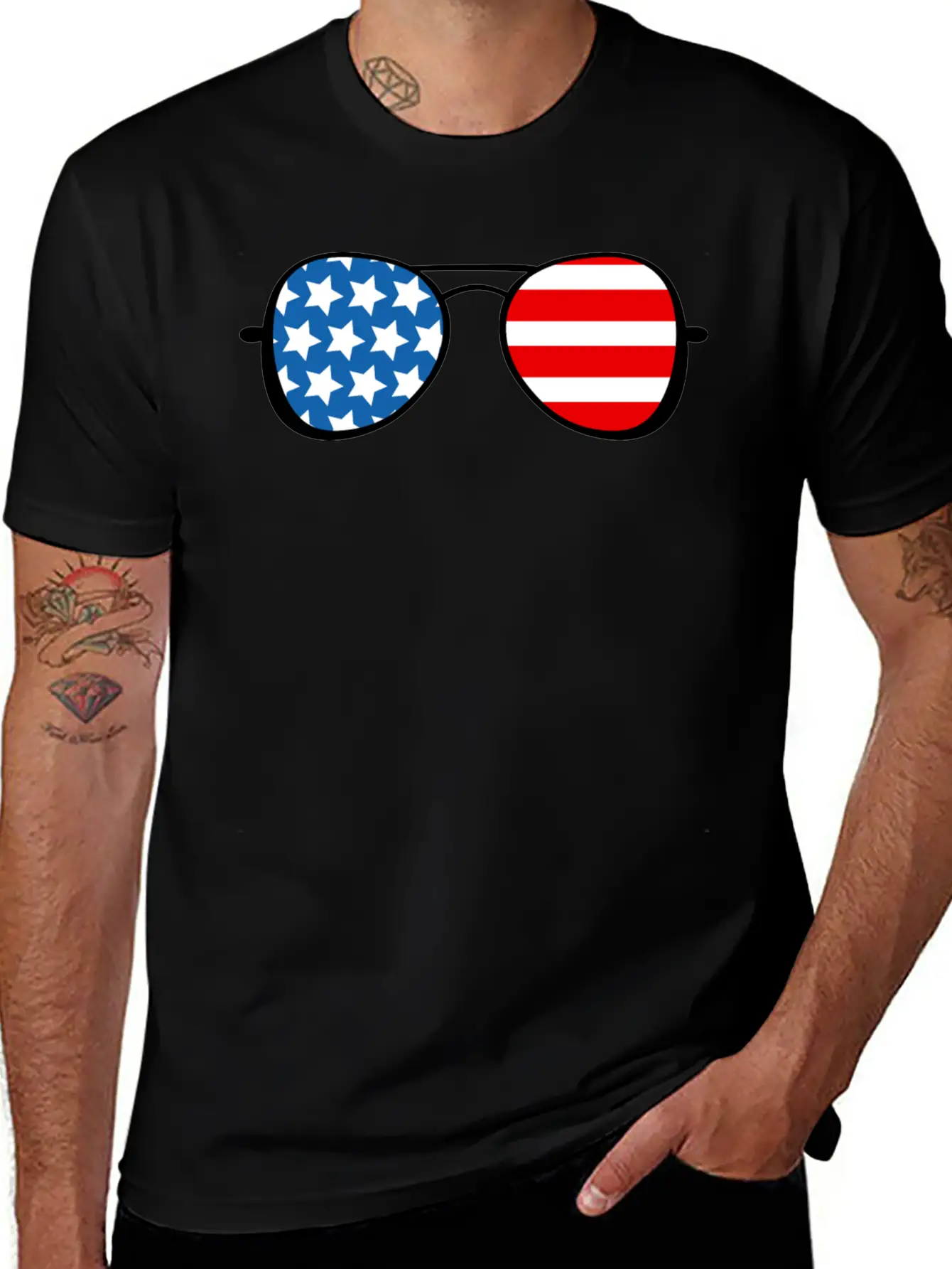 AMERICA DOODLE 12 Classic Cotton Tee – Unisex Comfort For Any Season