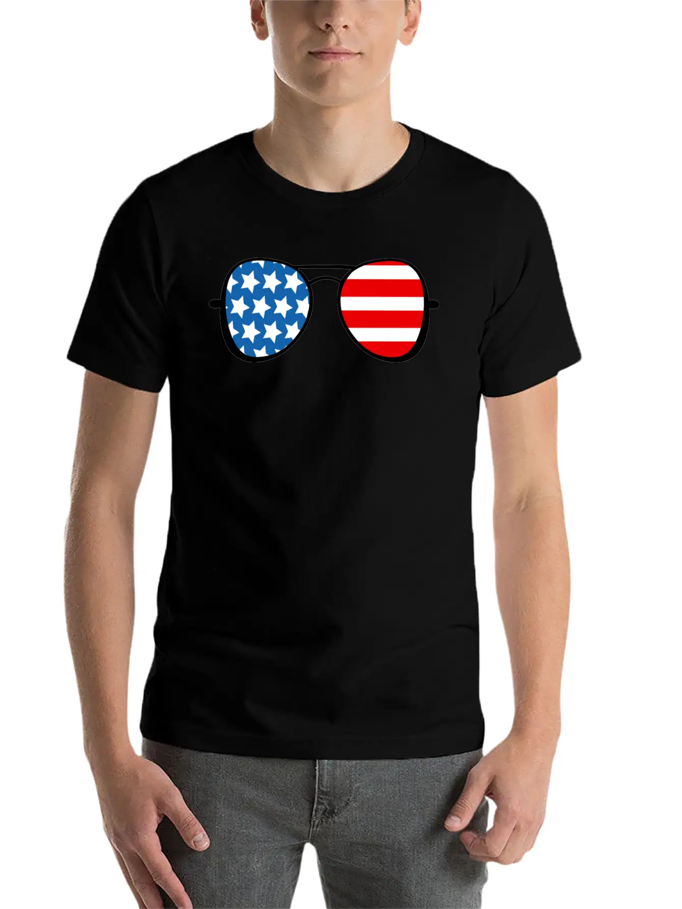 AMERICA DOODLE 12 Classic Cotton Tee – Unisex Comfort For Any Season
