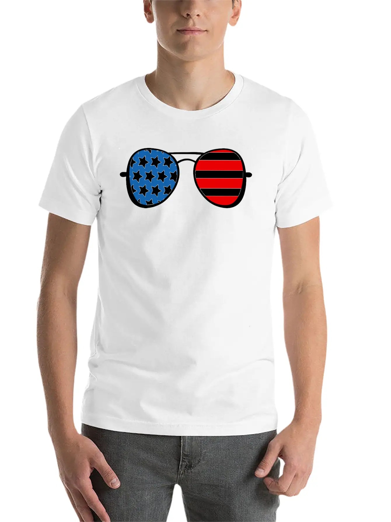 AMERICA DOODLE 12 Classic Cotton Tee – Unisex Comfort For Any Season