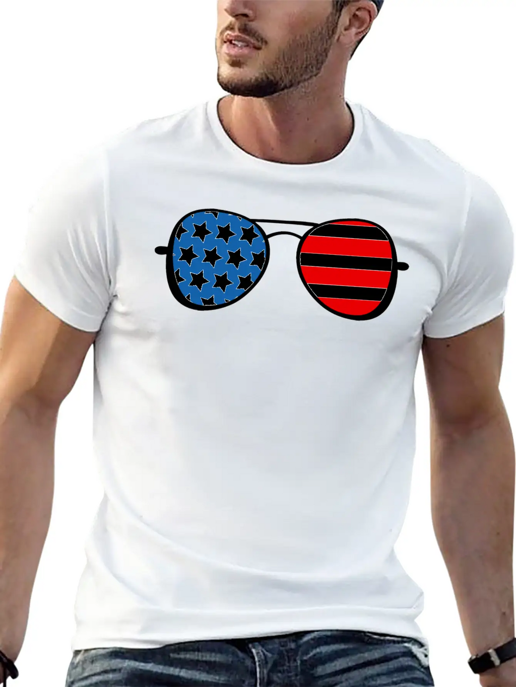 AMERICA DOODLE 12 Classic Cotton Tee – Unisex Comfort For Any Season