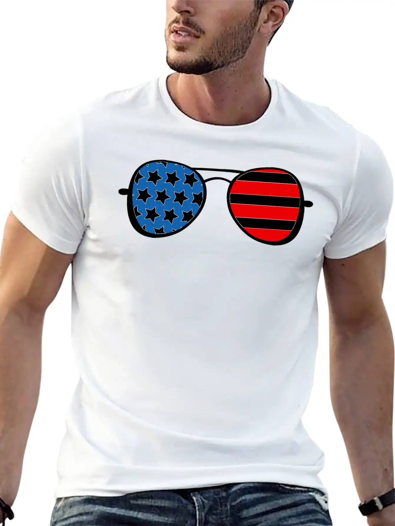 AMERICA DOODLE 12 Classic Cotton Tee – Unisex Comfort For Any Season