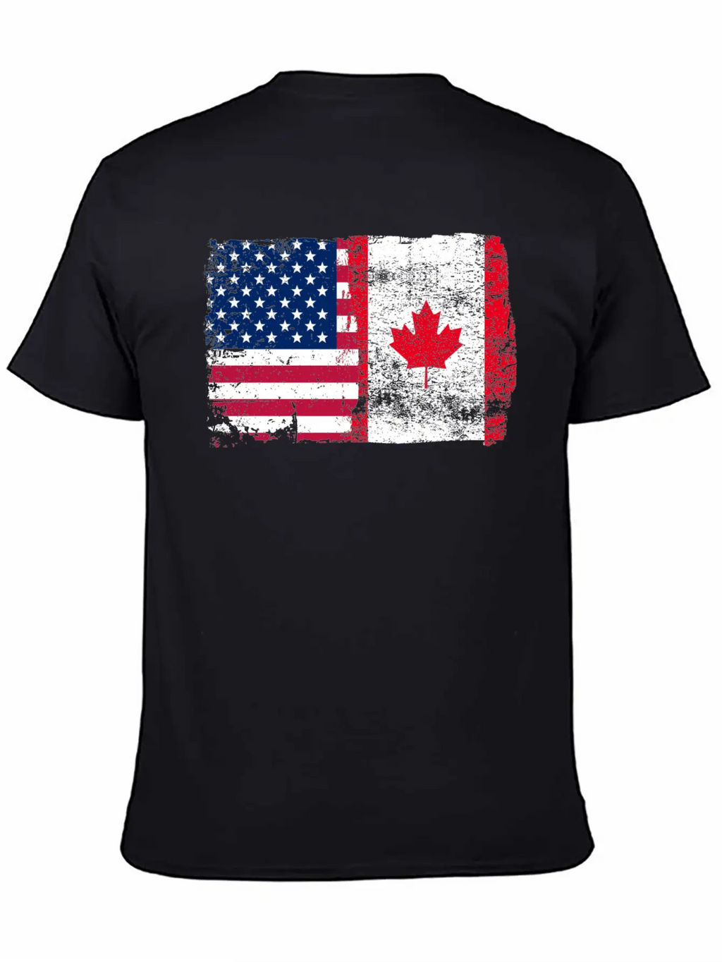 American Canada Flag Classic Cotton Tee – Unisex Comfort For Any Season