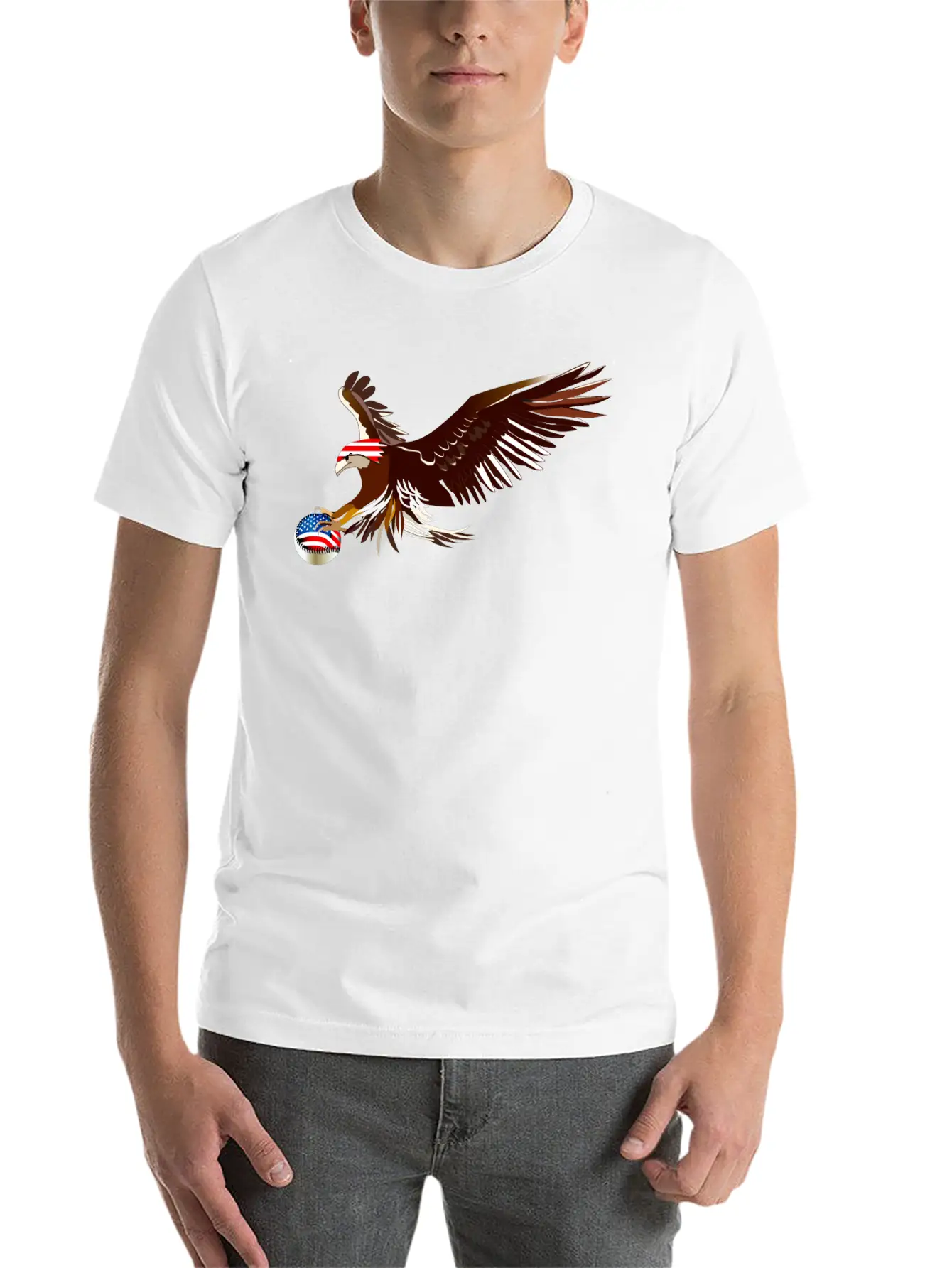 American Eagle Breathable Soft Cotton T-Shirt – Timeless Casual Look