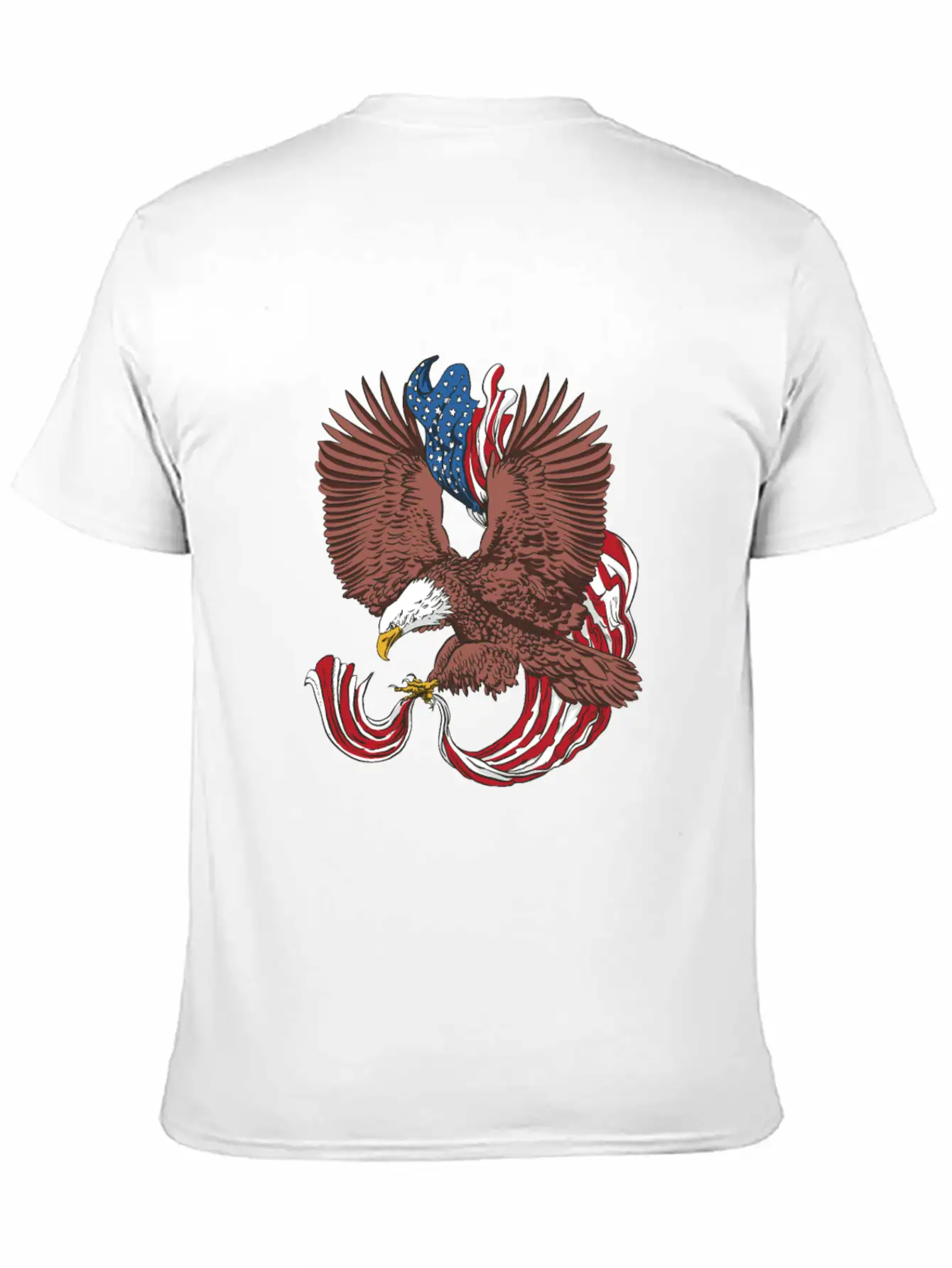 American Eagle Flag - United States Of America USA Classic Cotton Tee – Unisex Comfort For Any Season