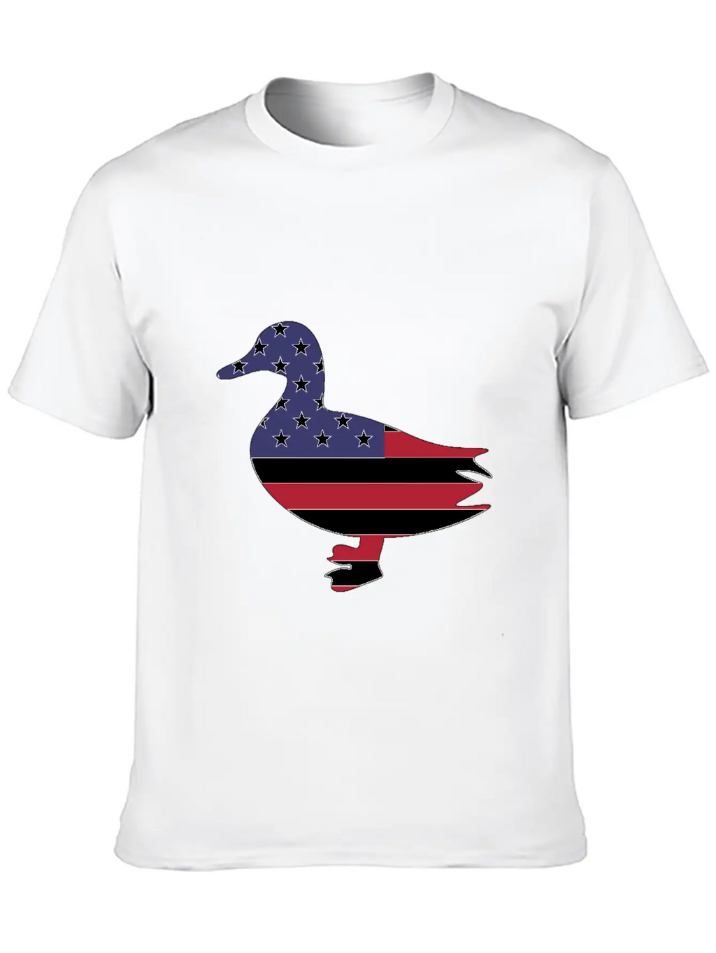 American Flag Duck Happy 4th Of July Essential Unisex Summer Tee – Soft Cotton Casual Fit