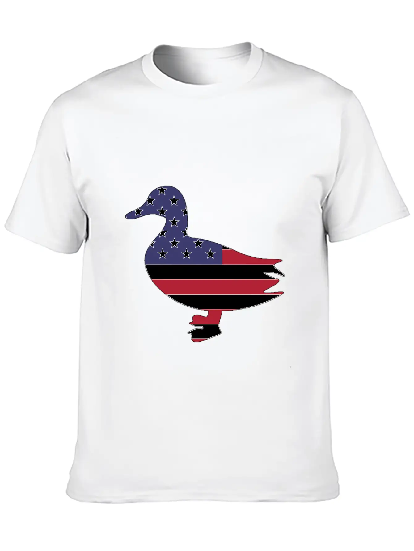 American Flag Duck Happy 4th Of July Essential Unisex Summer Tee – Soft Cotton Casual Fit