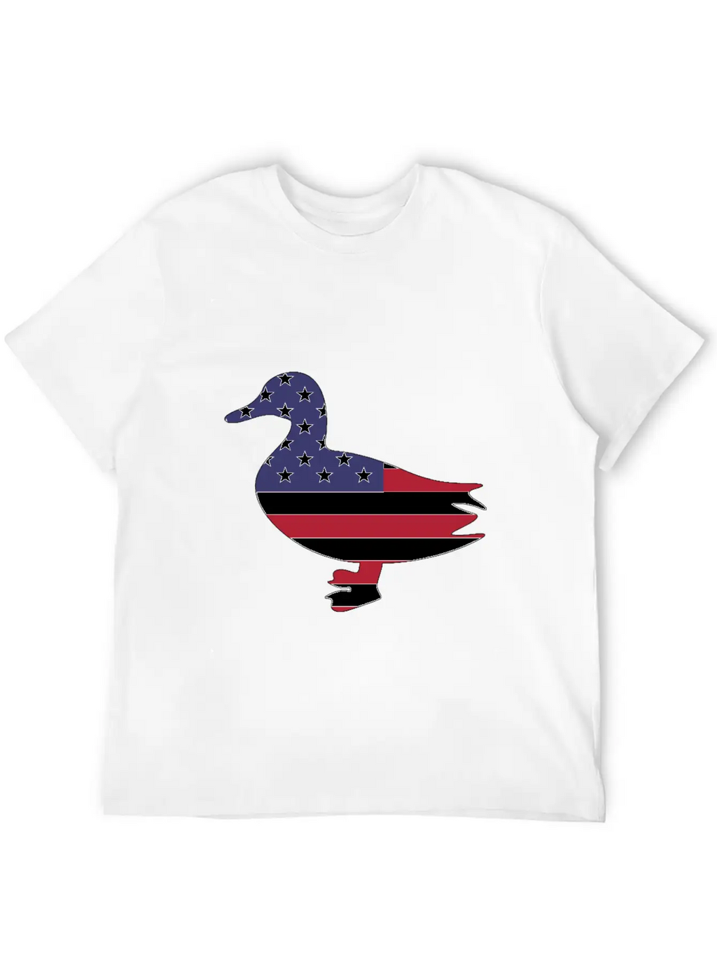 American Flag Duck Happy 4th Of July Essential Unisex Summer Tee – Soft Cotton Casual Fit