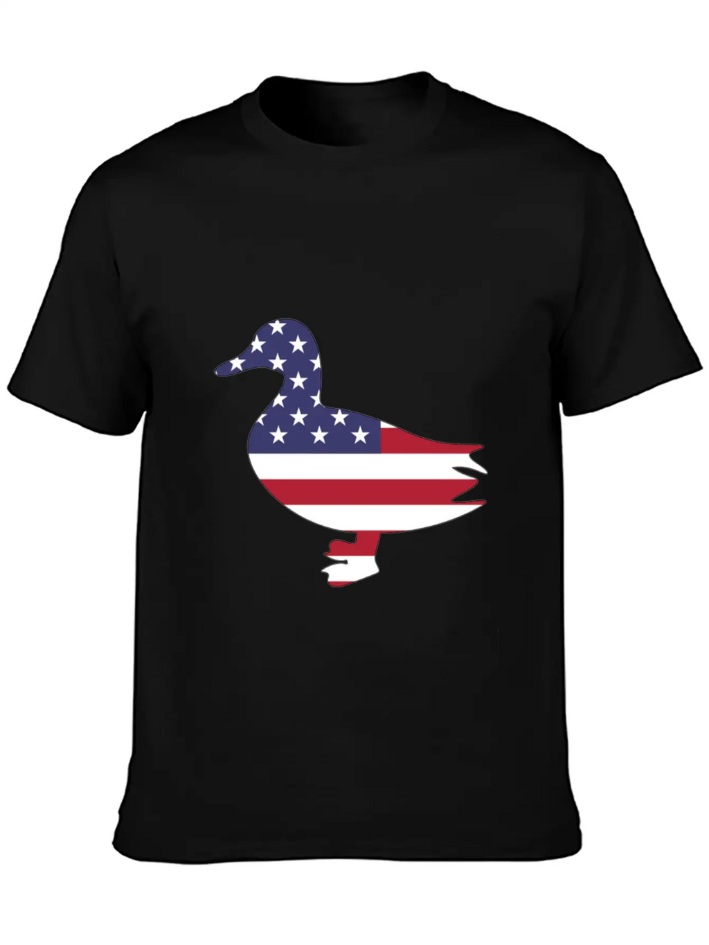 American Flag Duck Happy 4th Of July Essential Unisex Summer Tee – Soft Cotton Casual Fit