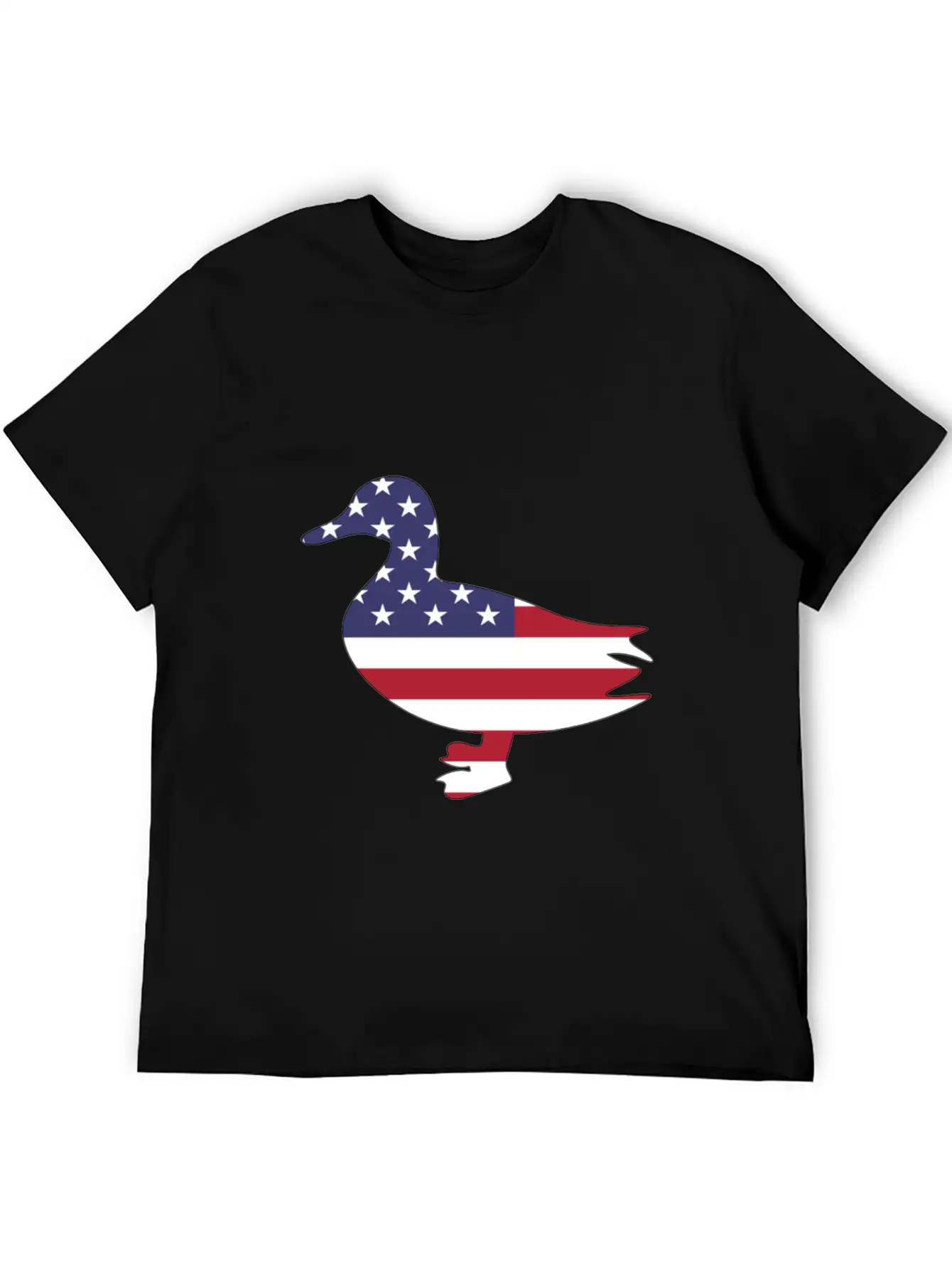 American Flag Duck Happy 4th Of July Essential Unisex Summer Tee – Soft Cotton Casual Fit