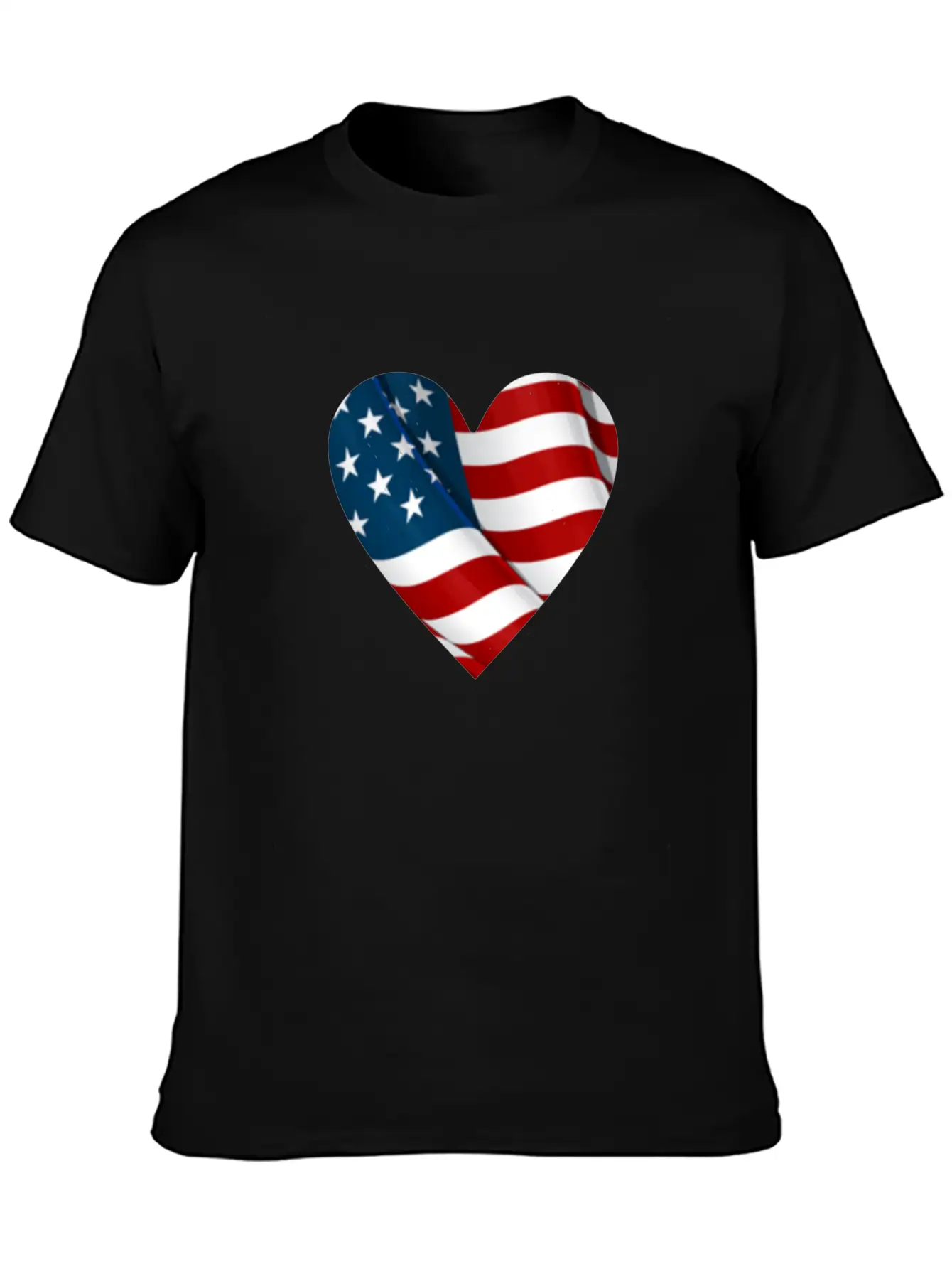 AMERICAN FLAG Stylish Everyday T-Shirt – Unisex Basic Cotton Tee