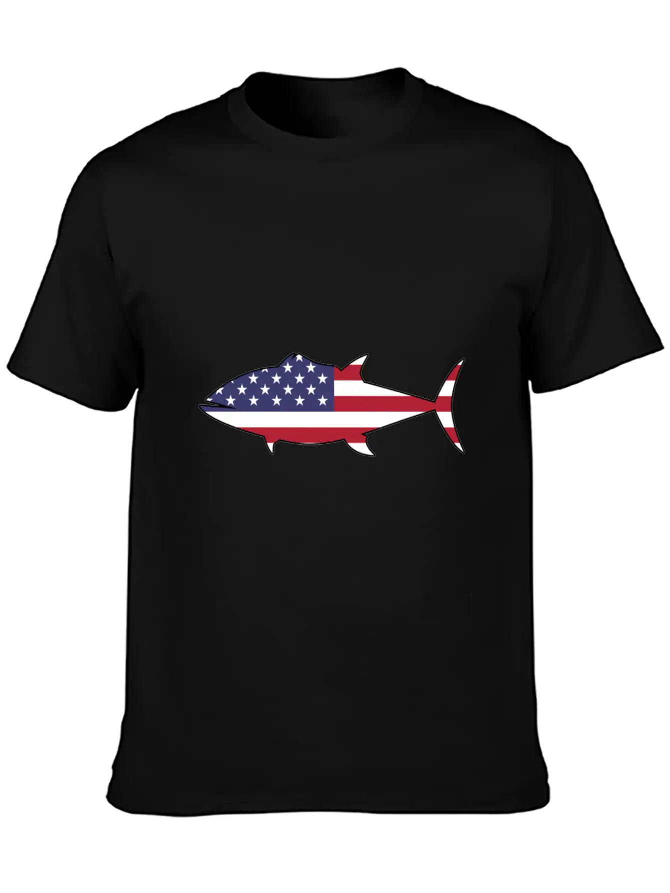 American Flag Tuna Happy 4th Of July Relaxed Everyday Tee – Lightweight And Durable Cotton